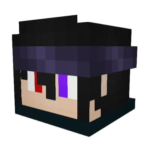 Since Minecraft avatar head, 3D render