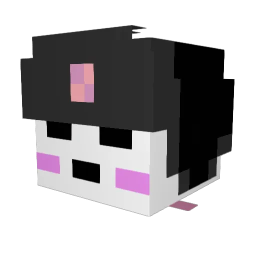 SinceMCPVP Minecraft avatar head, 3D render