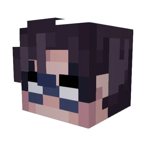 Sindre5 Minecraft avatar head, 3D render