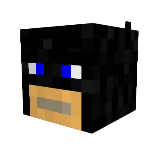 Sindreffs Minecraft avatar head, 3D render