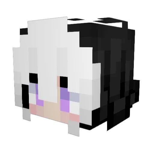 Sindriana Minecraft avatar head, 3D render