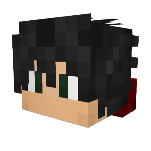 SindroXHD Minecraft avatar head, 3D render