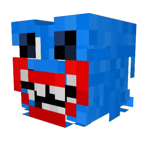 Sineath Minecraft avatar head, 3D render