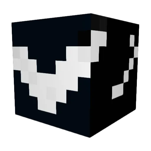 Sinful2 Minecraft avatar head, 3D render