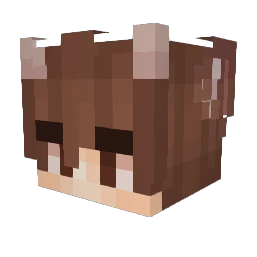 SinfulHoney Minecraft avatar head, 3D render