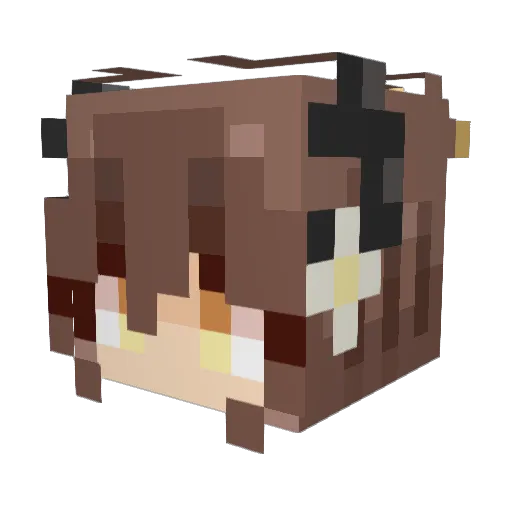 Sinful_Flame Minecraft avatar head, 3D render