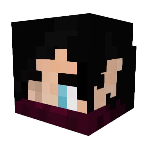 SingThyName Minecraft avatar head, 3D render
