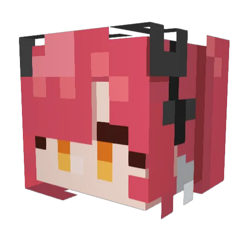SinglELok Minecraft avatar head, 3D render