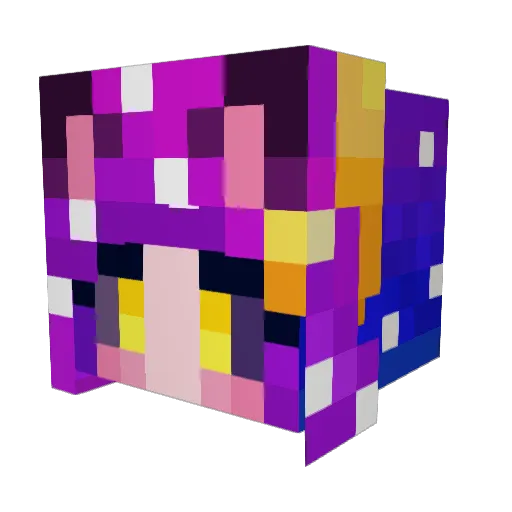 SinglePringle83 Minecraft avatar head, 3D render