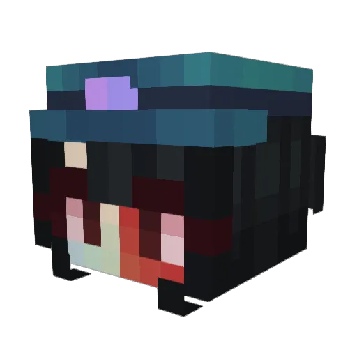 SingleTag Minecraft avatar head, 3D render