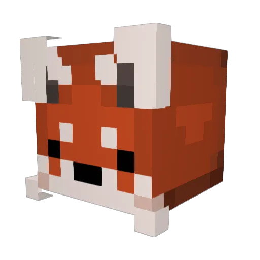 SingulariiV Minecraft avatar head, 3D render
