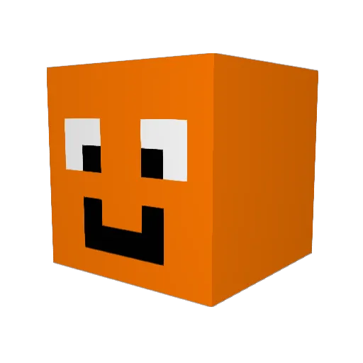 Sini27 Minecraft avatar head, 3D render