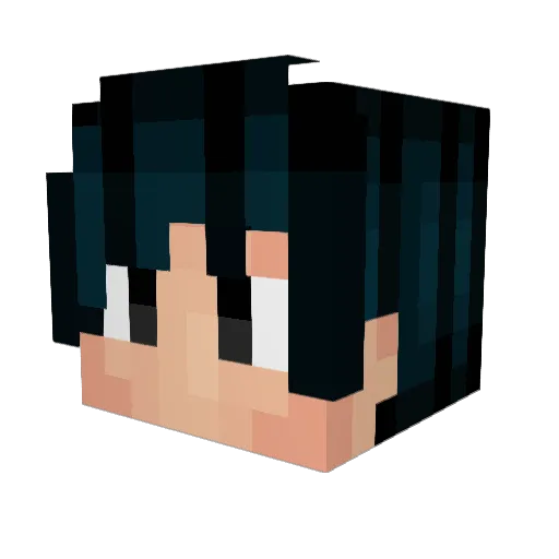 Sinic987 Minecraft avatar head, 3D render