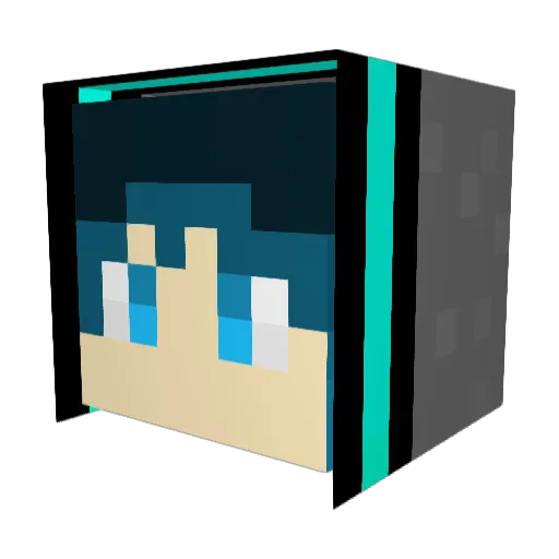 SinigaMy Minecraft avatar head, 3D render