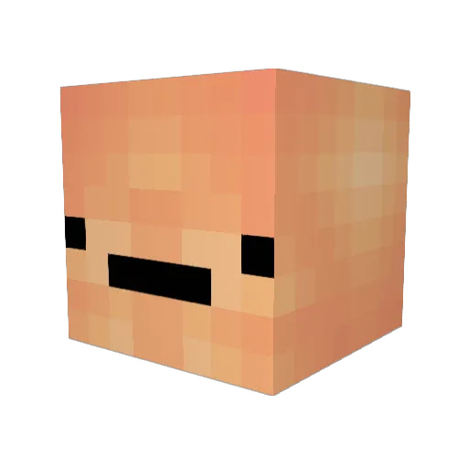 Sinister9099 Minecraft avatar head, 3D render