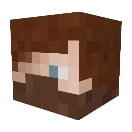 SinisterCheetah Minecraft avatar head, 3D render