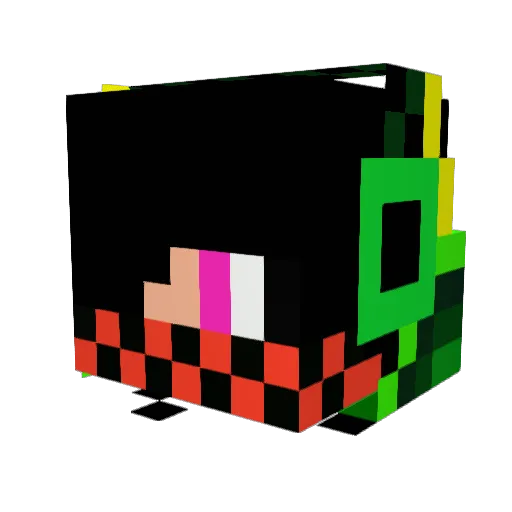 SinisterChill69 Minecraft avatar head, 3D render