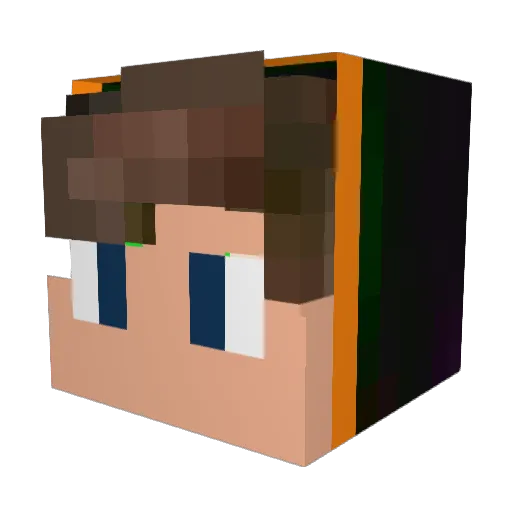 SinisterGhost39 Minecraft avatar head, 3D render