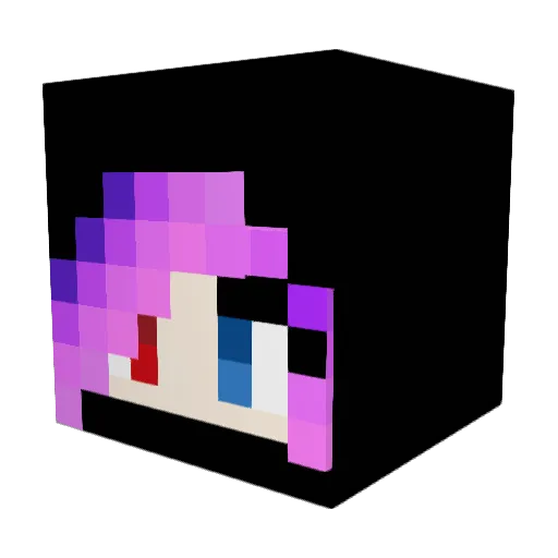 SinisterPanda92 Minecraft avatar head, 3D render