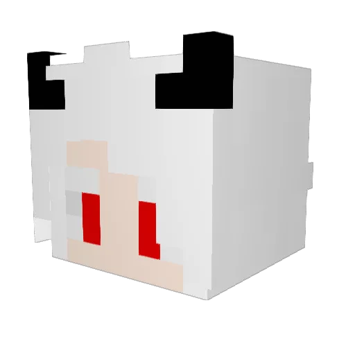 SinisterPuppet Minecraft avatar head, 3D render