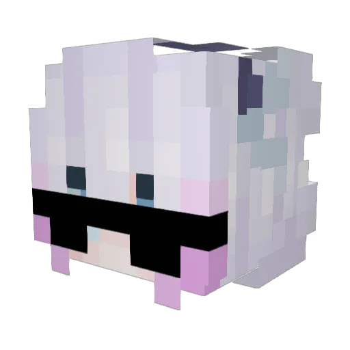 SinisterVeil277 Minecraft avatar head, 3D render
