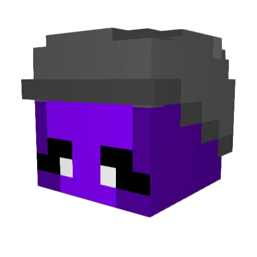 Sinister_Co Minecraft avatar head, 3D render