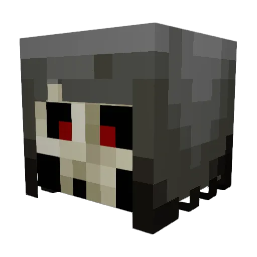 Sinister_M Minecraft avatar head, 3D render