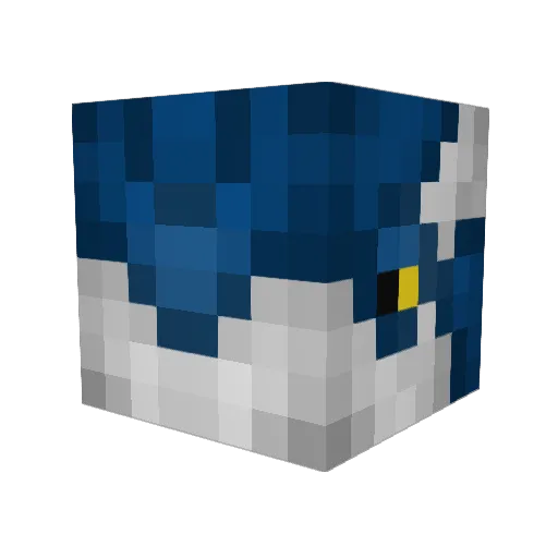 Sinister_Rainbow Minecraft avatar head, 3D render