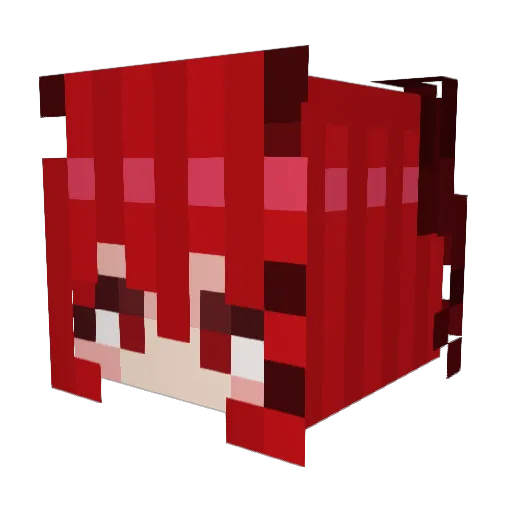 Sinister_Serov Minecraft avatar head, 3D render