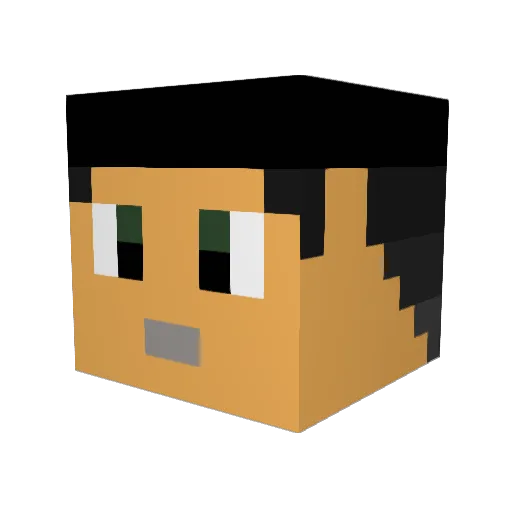 Sinister_TSP Minecraft avatar head, 3D render