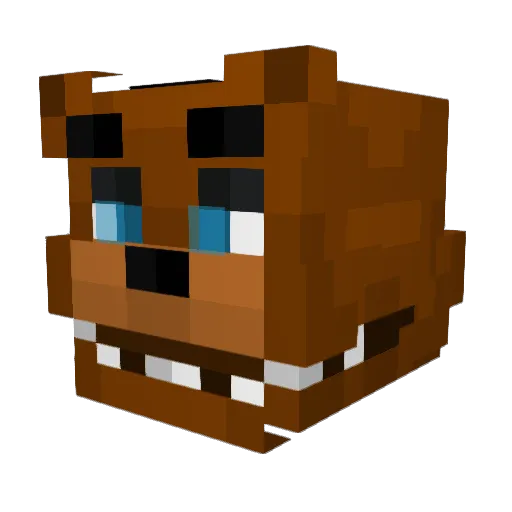Siniztx Minecraft avatar head, 3D render