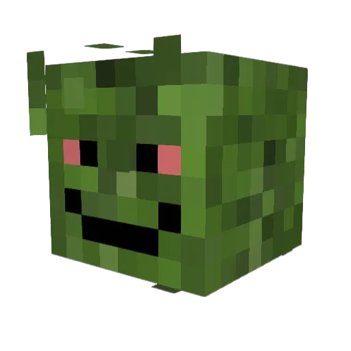Sinjin420 Minecraft avatar head, 3D render