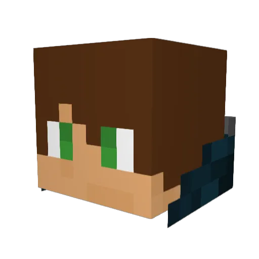 Sink47 Minecraft avatar head, 3D render