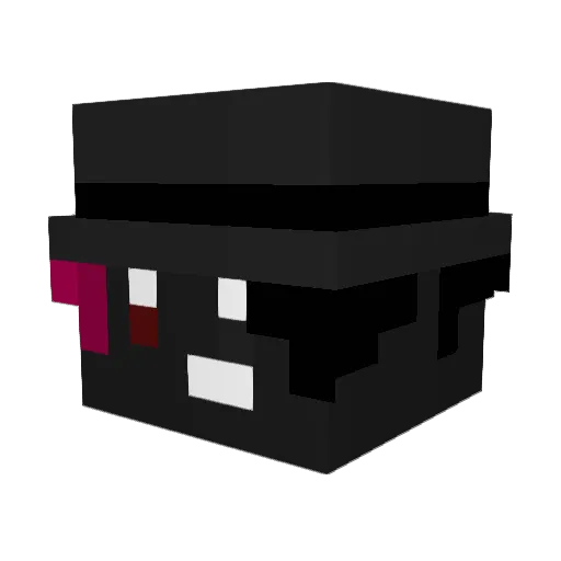 Sink_9040 Minecraft avatar head, 3D render