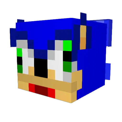 Sink_Der_Dink Minecraft avatar head, 3D render