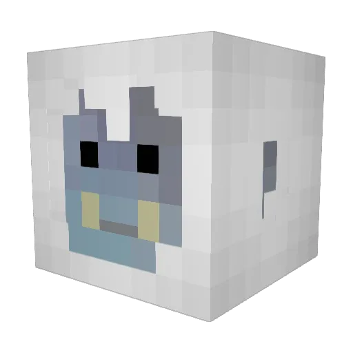 Sink_Toaster Minecraft avatar head, 3D render