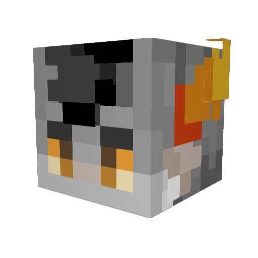 SinnamonTavroll Minecraft avatar head, 3D render