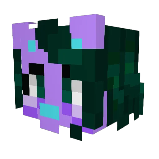 Sinnamon_Roll Minecraft avatar head, 3D render