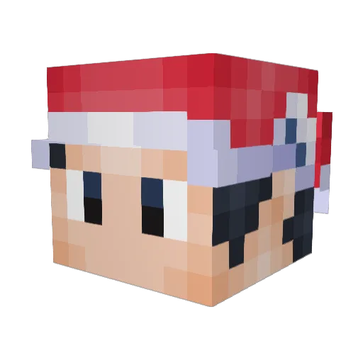 SinnohIvan Minecraft avatar head, 3D render