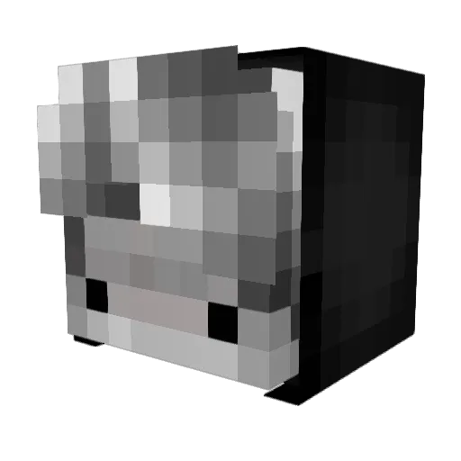 SinopluGenc57 Minecraft avatar head, 3D render