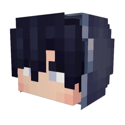 SinorJuggleNuts Minecraft avatar head, 3D render
