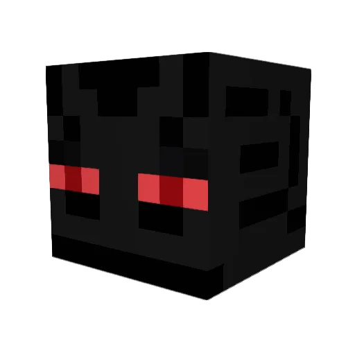 Sinorilu Minecraft avatar head, 3D render
