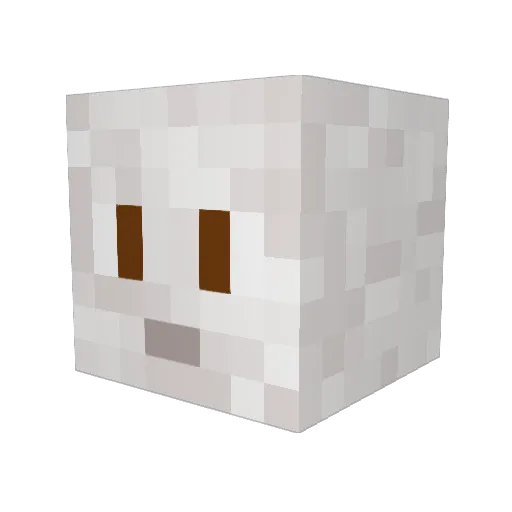 SinsBWC2000 Minecraft avatar head, 3D render