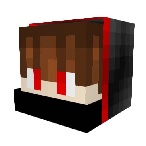 SinsLuvsYou Minecraft avatar head, 3D render