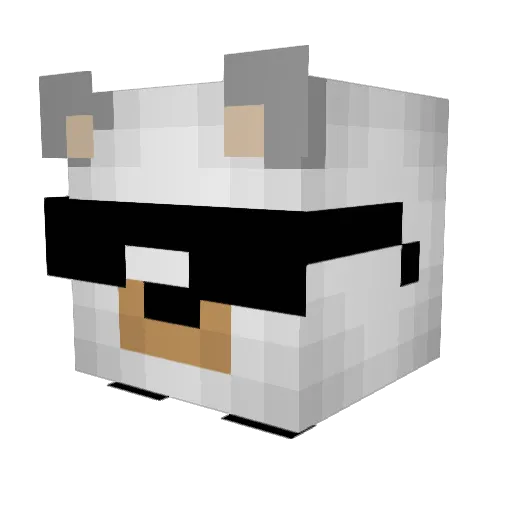 SinsOfLife Minecraft avatar head, 3D render