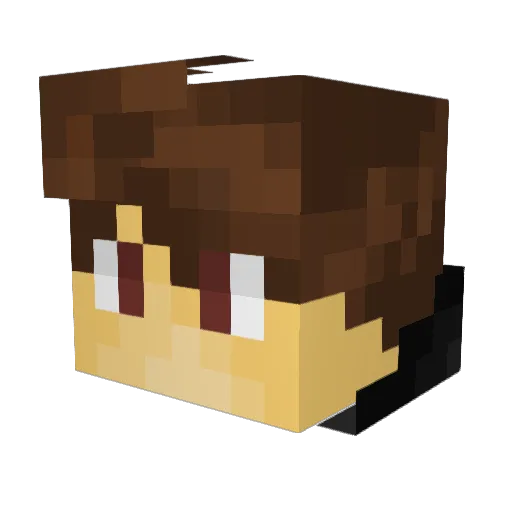 Sins_simps Minecraft avatar head, 3D render
