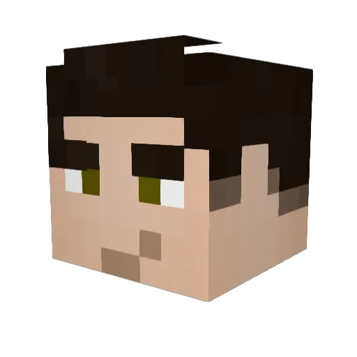 Sintus_ Minecraft avatar head, 3D render