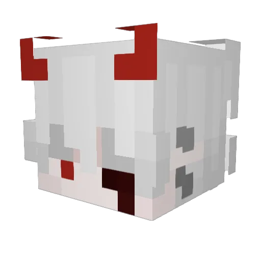 Sinu37 Minecraft avatar head, 3D render