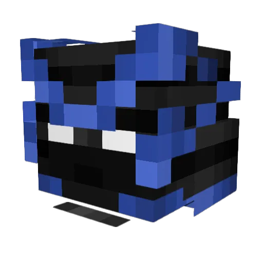 Sinya01 Minecraft avatar head, 3D render