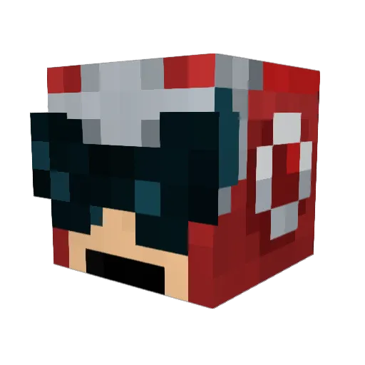 Siobhan1312 Minecraft avatar head, 3D render